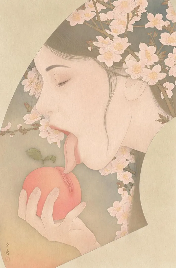 Amai Momo/Sweet Peach (Shenju Shunga)
