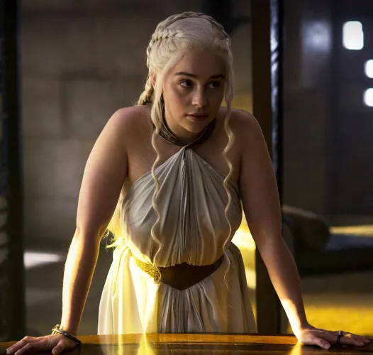 Dany is just begging to get bent over that table and pounded in that dress