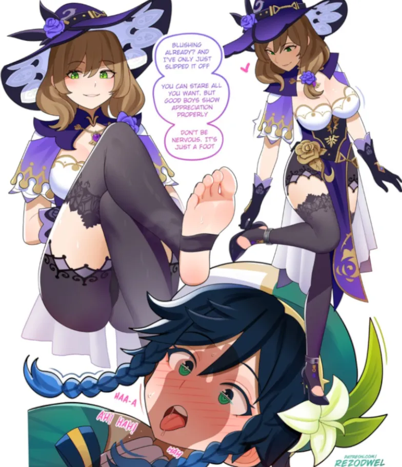 Everyone's reaction for that feet [Genshin Impact]