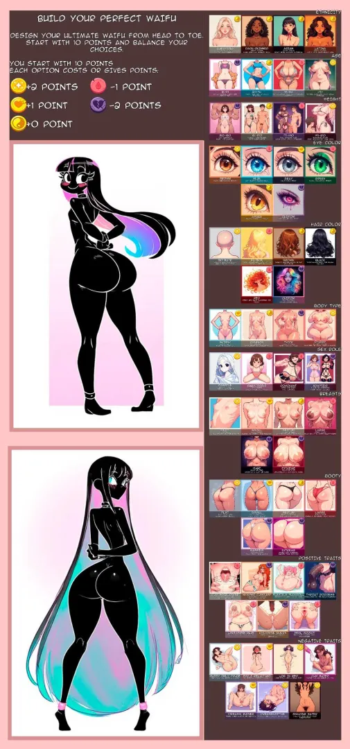 [F4M] Oh lucky you! You found a website where you can customise your own fuck toy but only with a cost~ You have 10 coins and you need to spent them i would say wisely~