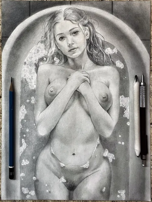 Fiona, graphite drawing by Me