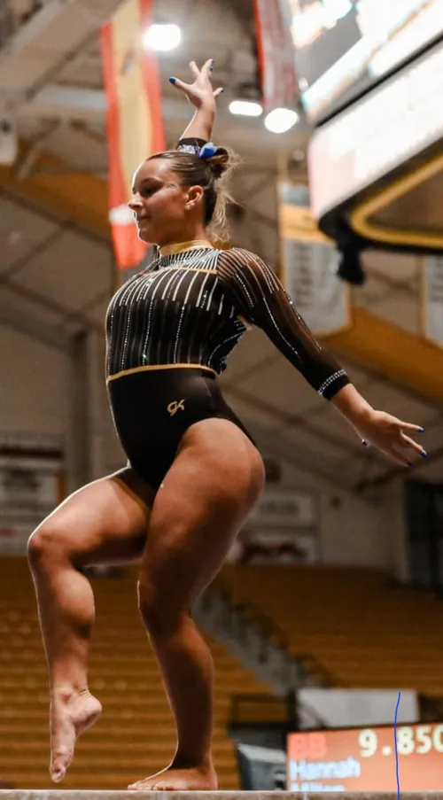 Gymnasts have power like no other female athlete