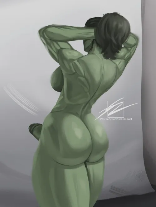 Have some She-Hulk art (made by me, CarlosDLimaArt)