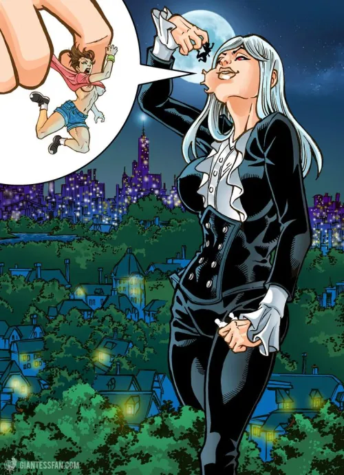 {image} She Woke Up Hungry! (Shonemitsu) [giantess, multiple prey, oral vore]