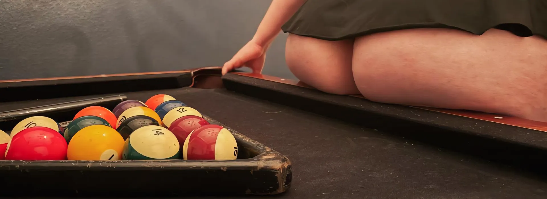 I've always wanted to be fucked on a pool table 