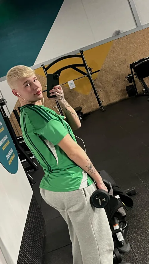 join me in the gym locker room?