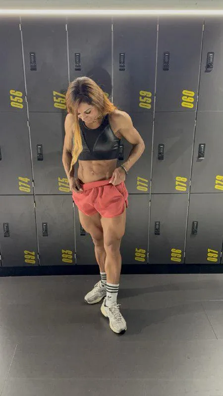 Locker room quickie, feeling tight and strong