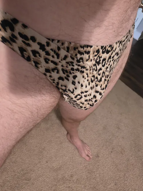 [M] thong print isn't the only wild item here