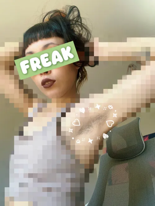 my hairy armpits did that to you beta? you're so easy!