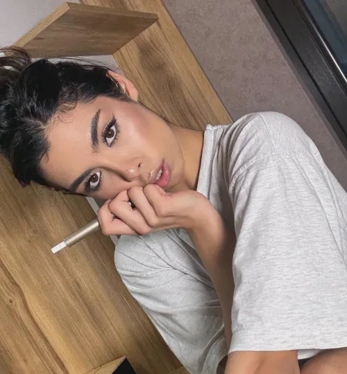 My smoke is the only thing softer than my gaze