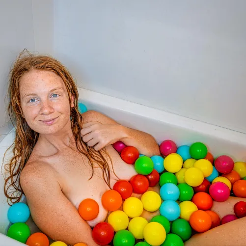 no thoughts, just freckles and chaos energy