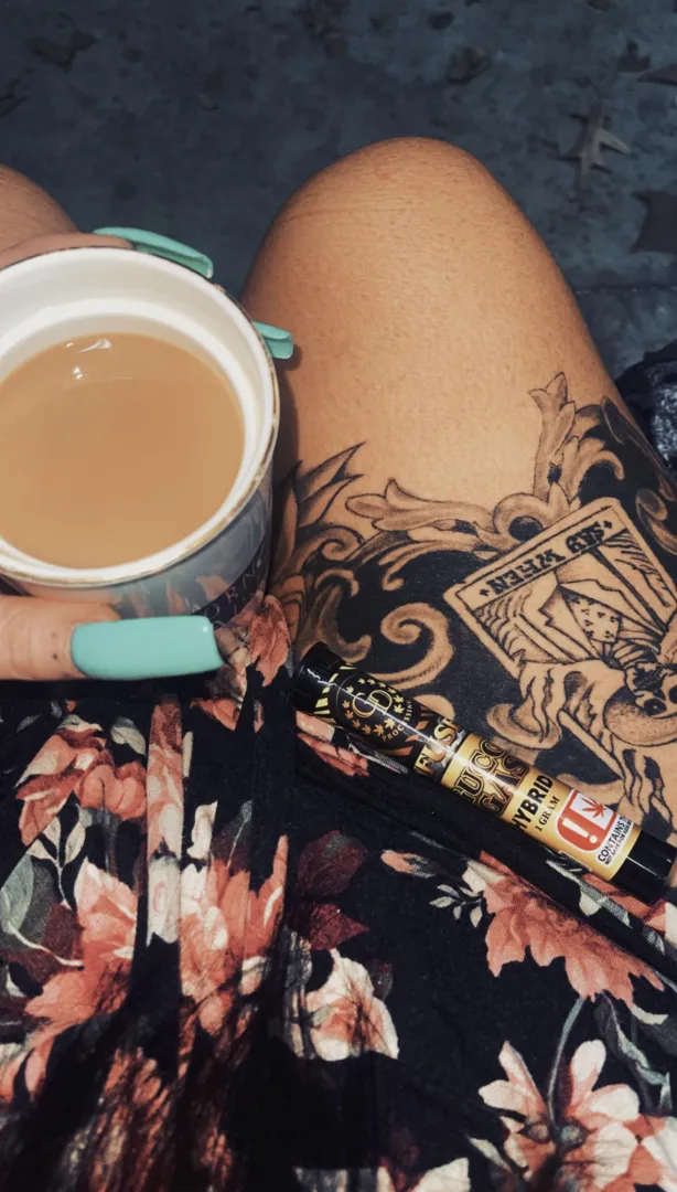 Nothing like a coffee, joint, and findom first thing in the morning ✨