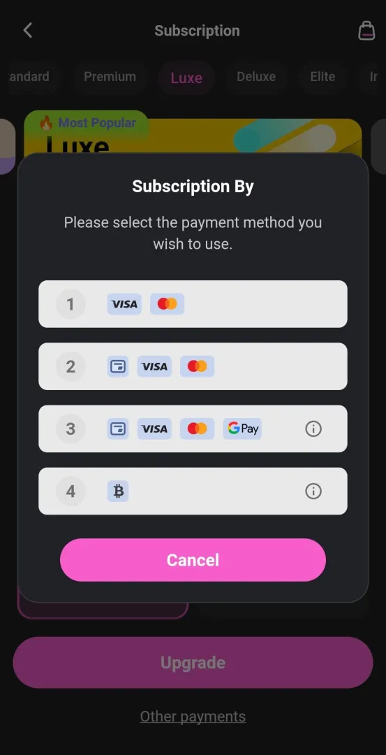 Paypal not available?