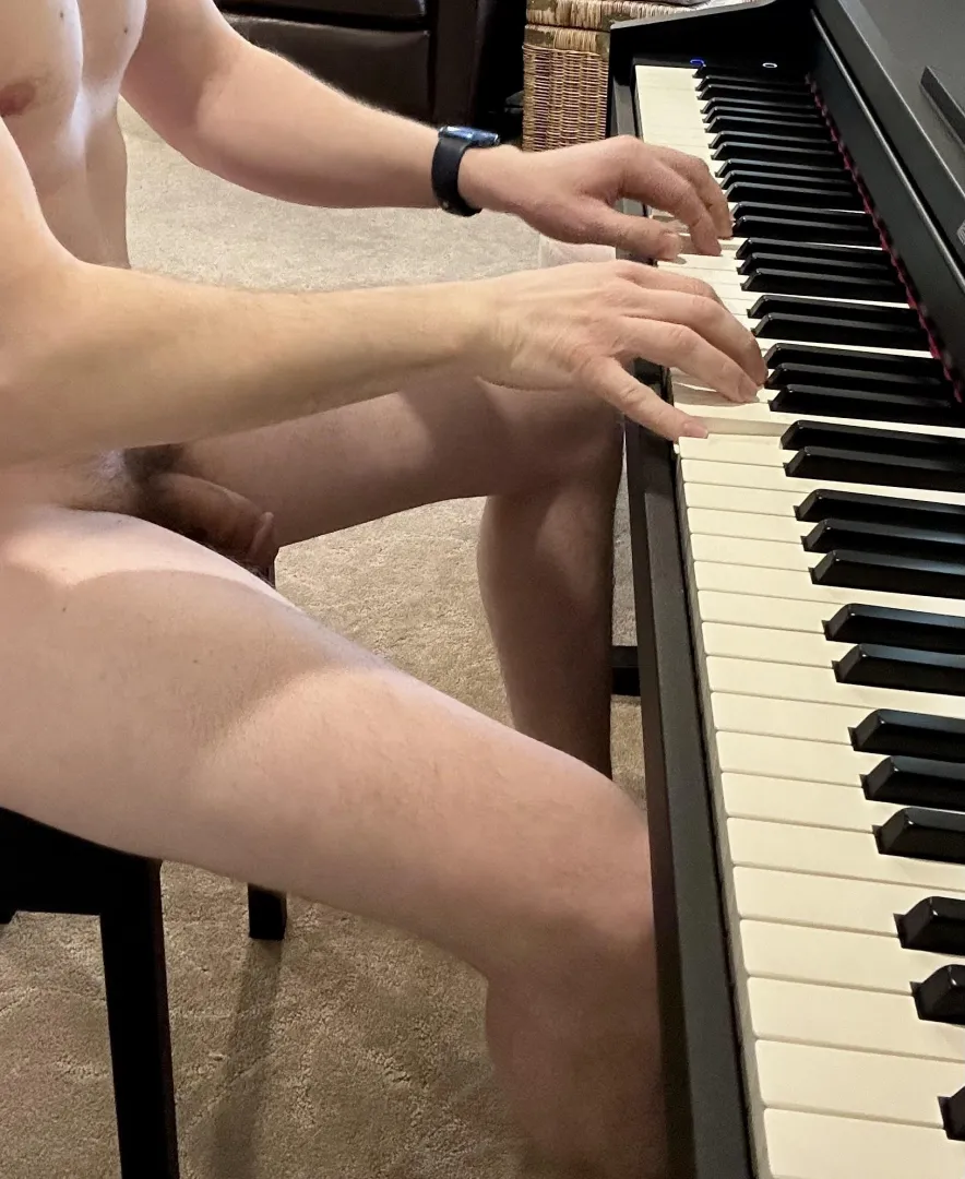 Playing some piano