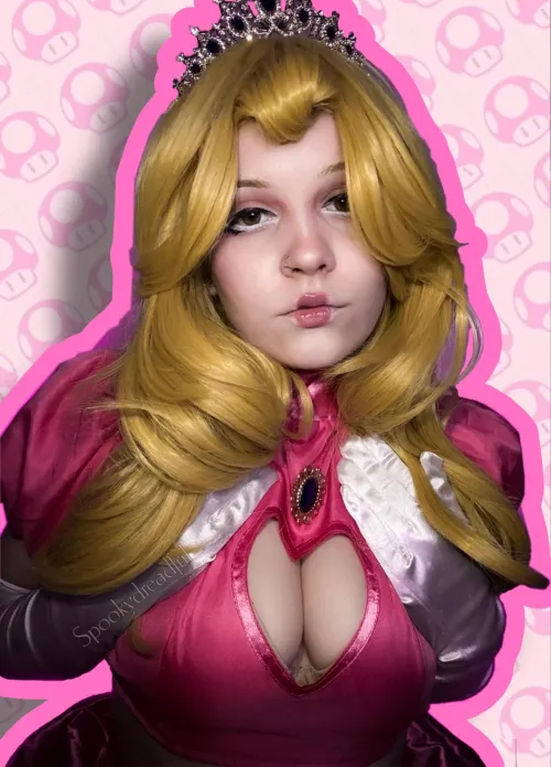 Princess peach from super Mario by Spookydreadful