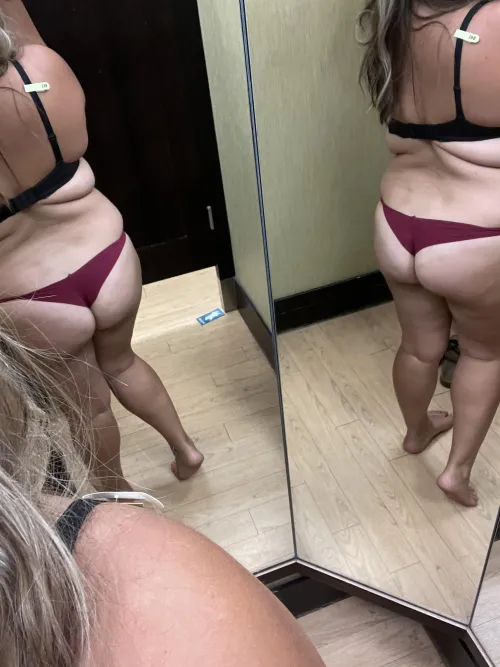 Seeing double in the dressing room