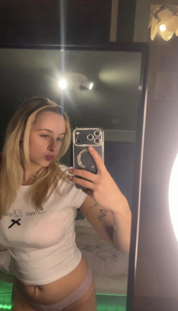 Start at my neck, go down to the good stuff