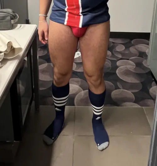 Sweaty soccer socks... who wants to fuck me in these?