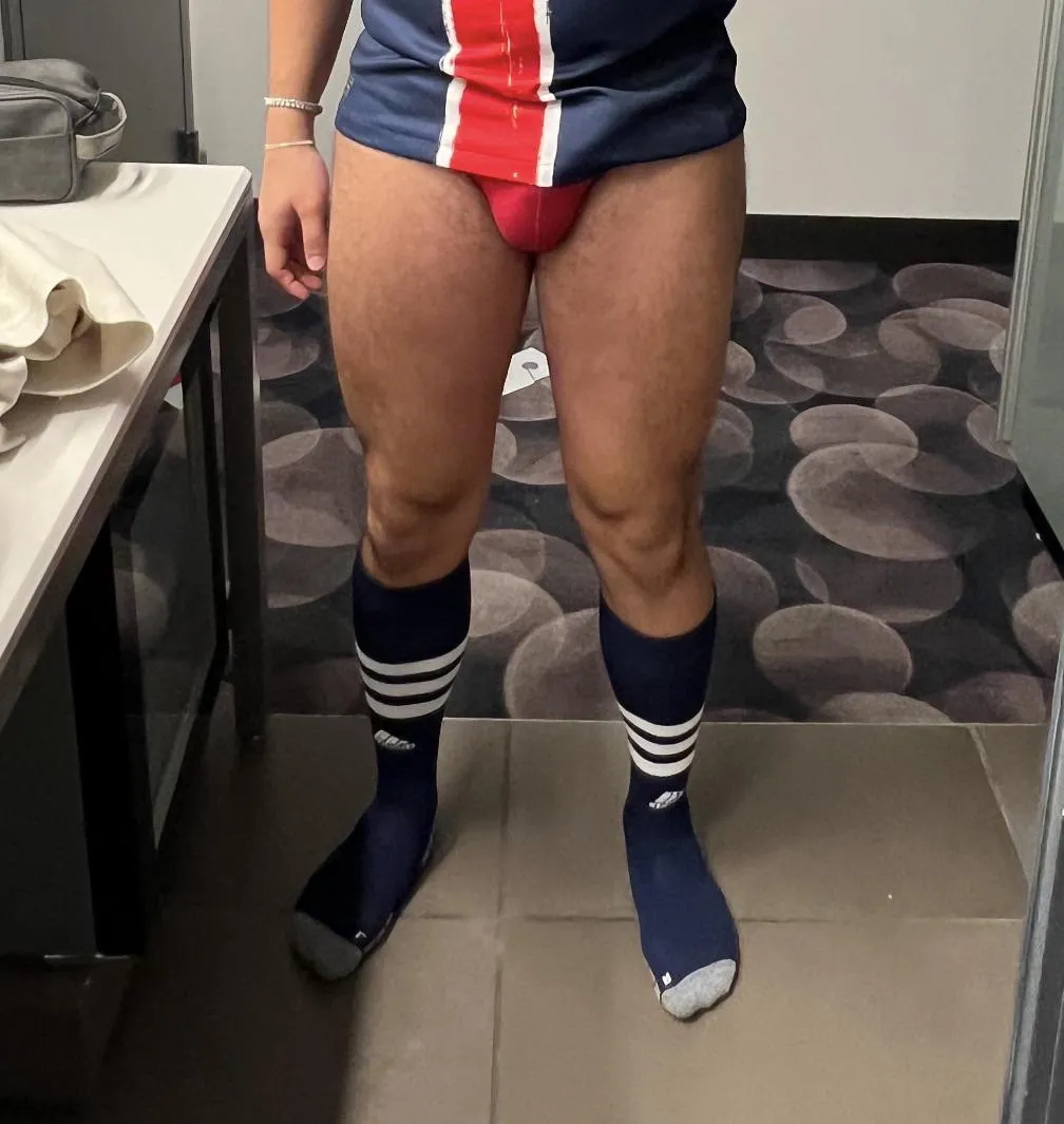 Sweaty soccer socks... who wants to fuck me in these?