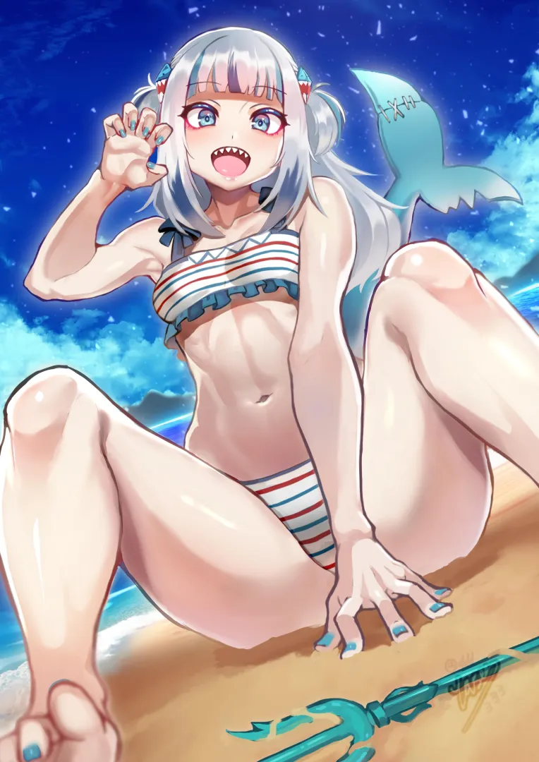 Swimsuit Gawr Gura (dddyasu333) [Hololive]