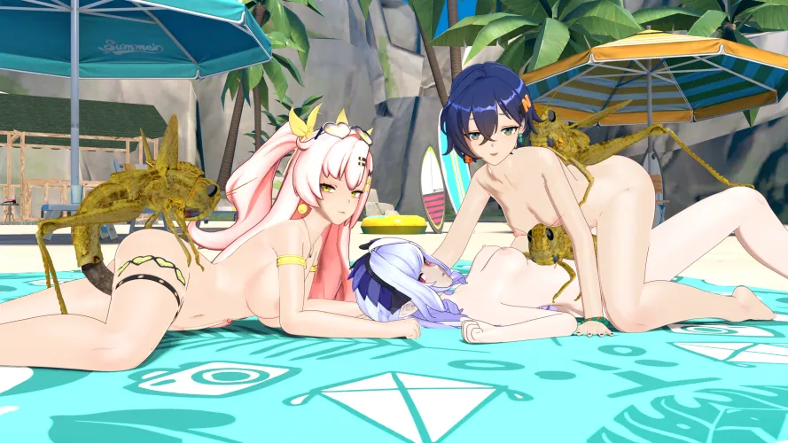 There's nothing better than having a good time with your friends. (Eroshi3D)