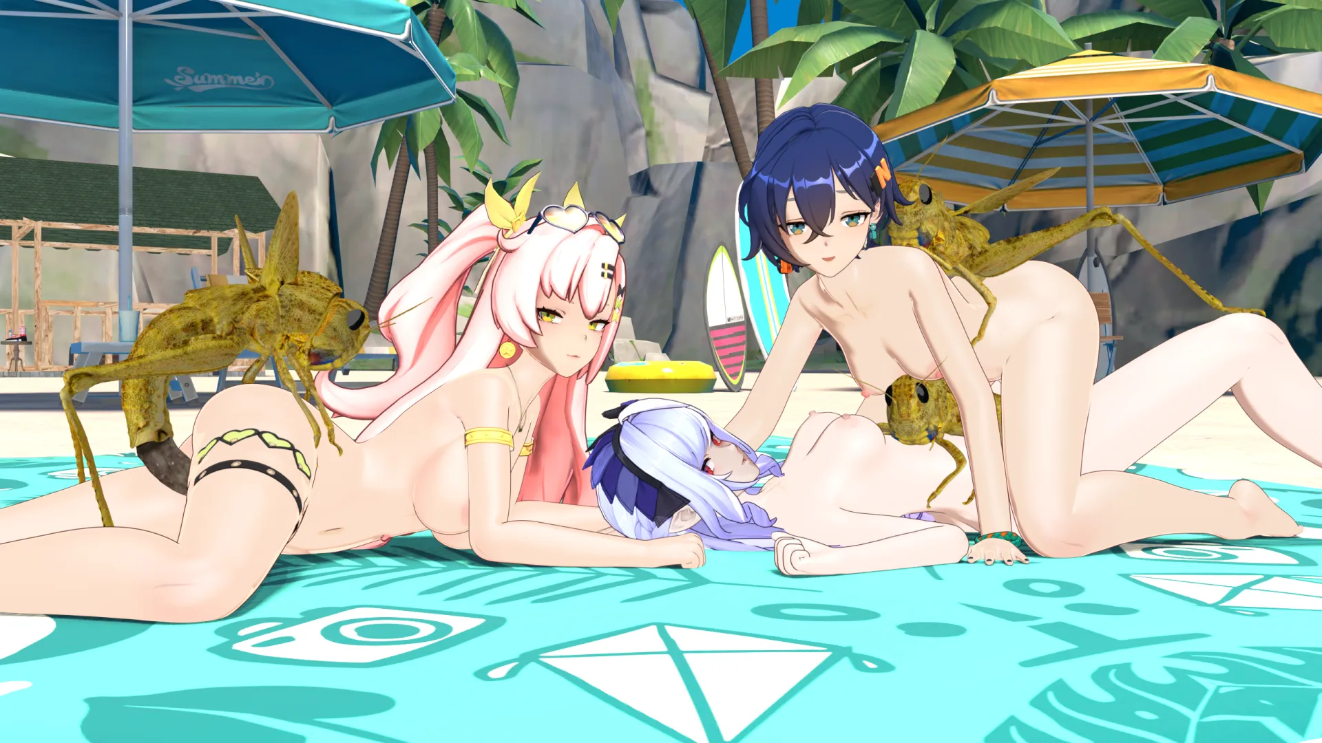 There's nothing better than having a good time with your friends. (Eroshi3D)