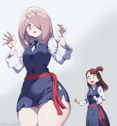This is why Sucy wears a longer dress (Thenomade123)