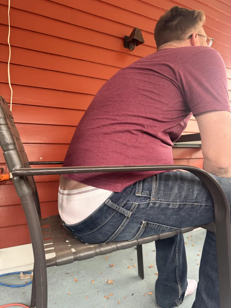 Vintage Hanes waistband showing today.