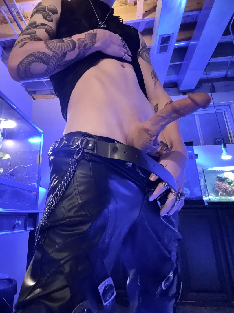 Would you let a 6’1 goth dick you down?