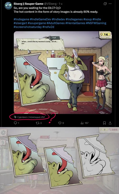 X has started labeling hand-drawn art as AI. And even proof that it isn’t AI gets labeled as AI… What the hell is this?