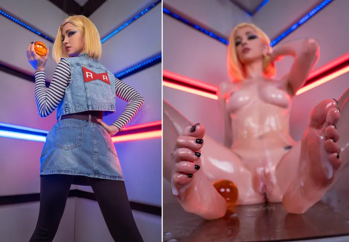 Android 18 from Dragonball Z by Aery Tiefling [OC]