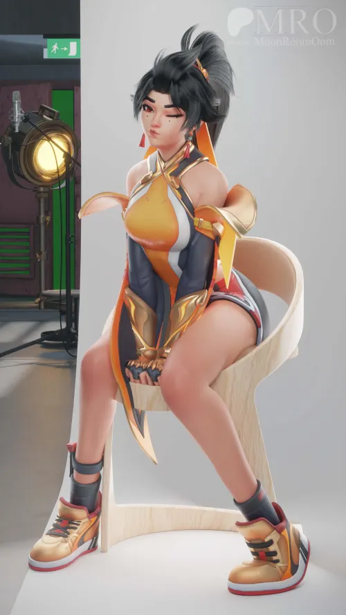 Anran posing (MoonRoomOom)