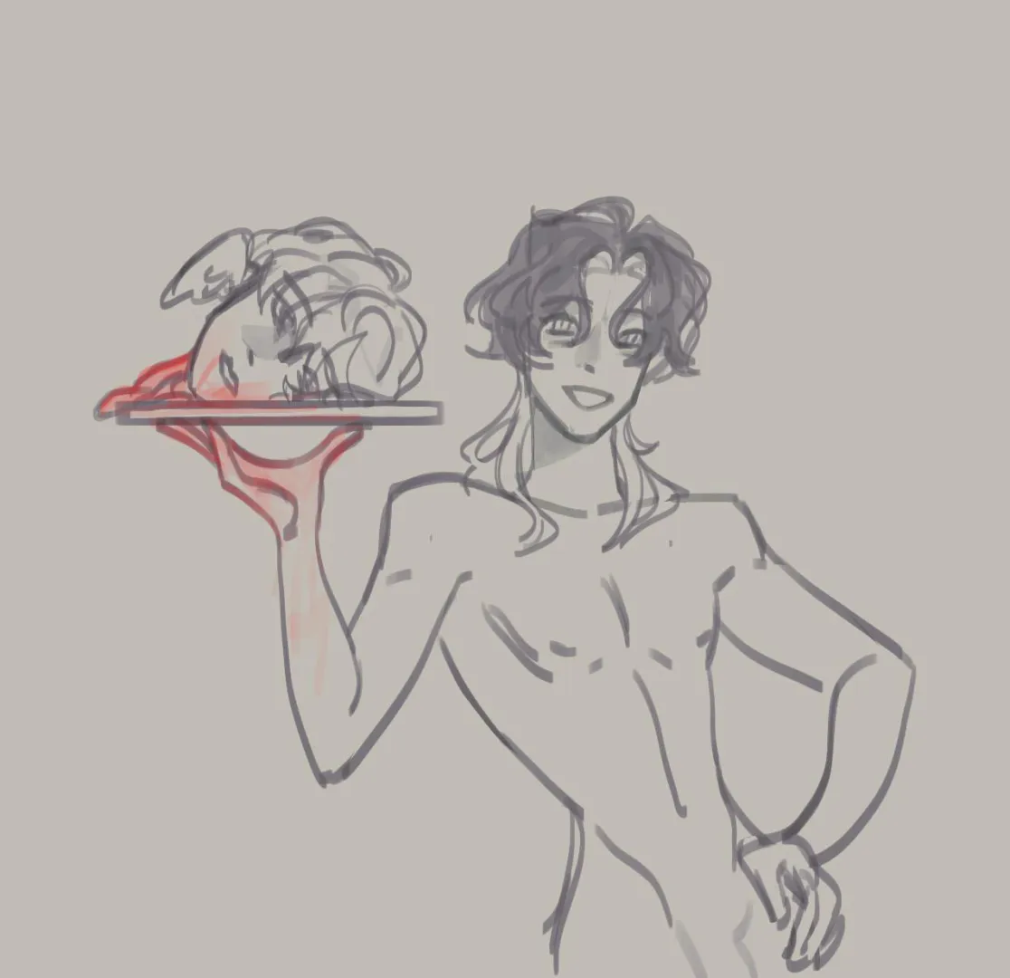 Dinner on a silver platter