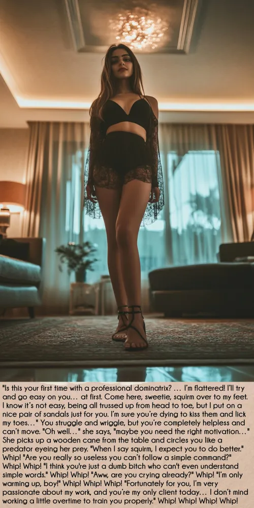 First time with a professional