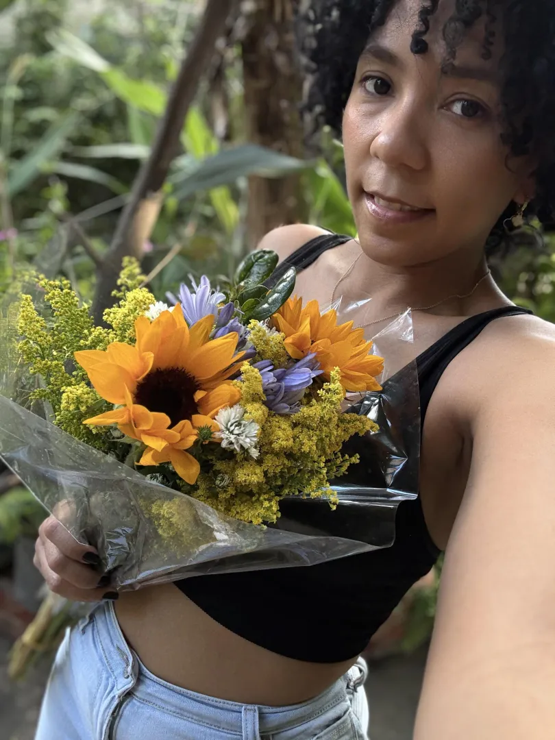 I want them to give me flowers