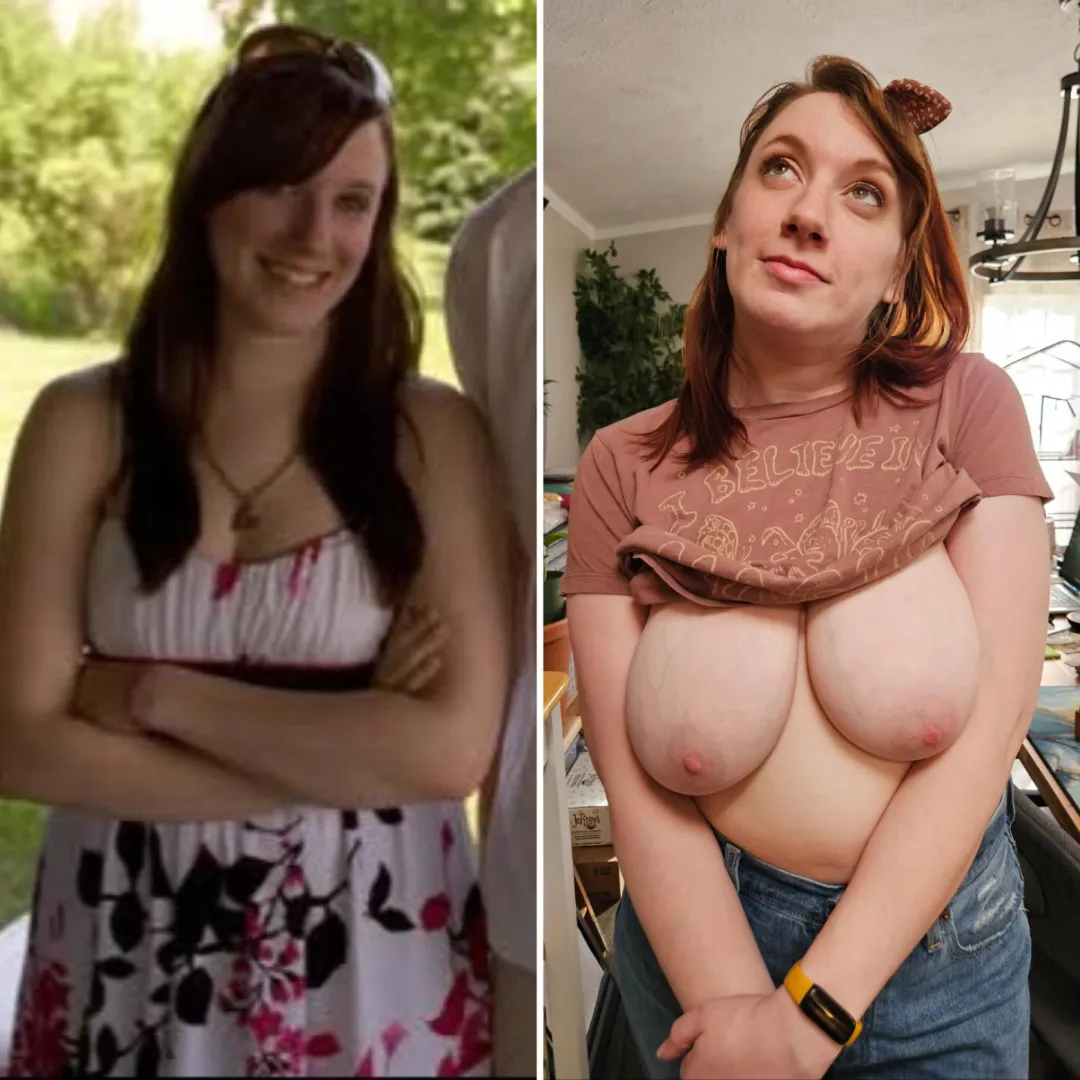 I'm Kimmi, here's my growth from B to F Cup (18 to 30 yo)