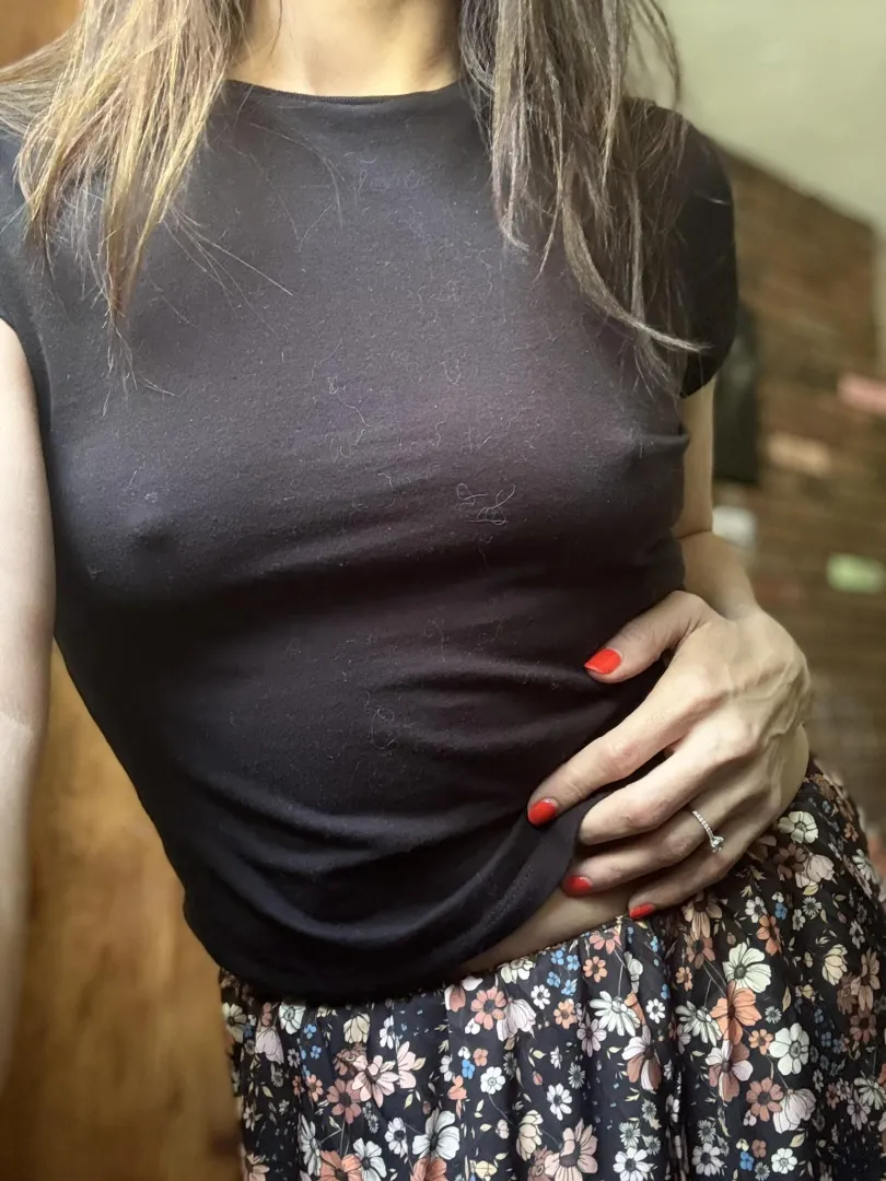 I'm the mom in the neighborhood who is always braless