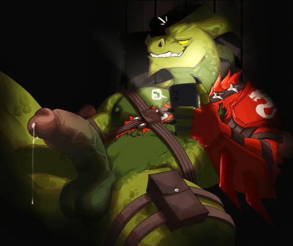 Lizard, lizard, and horny lizard (artist: ggan_ggandi)