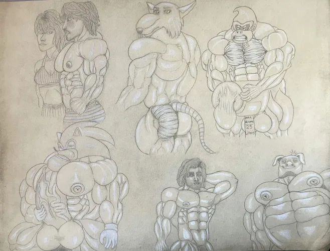 Muscles muscles muscles (Artist: me)