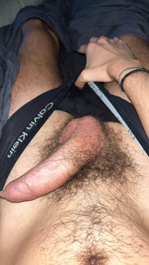 My uncut dick