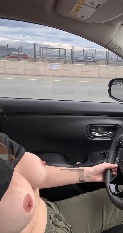 Quick trip over the bridge today… such grey skies!!!