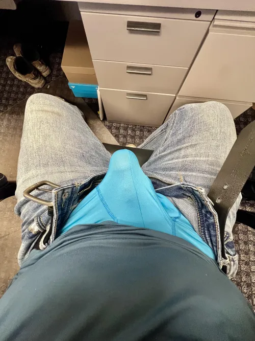 Should I take him out and stroke him during my conference call?