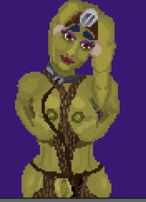 Twiilek slave girl shows her tits and privacy! (OC)