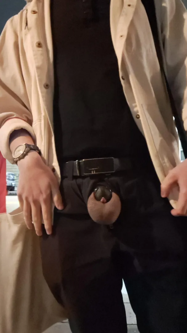 Walk home late, the cage was out the entire time