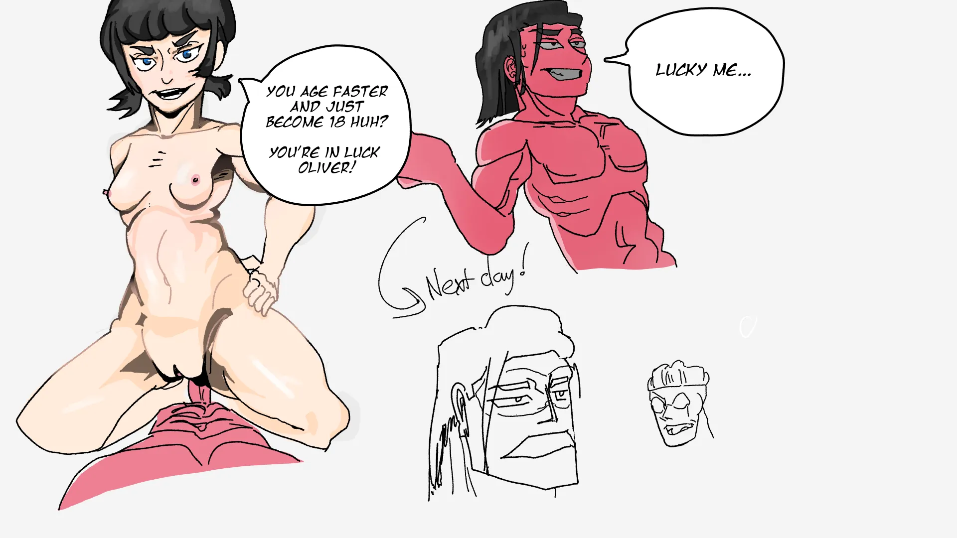 What was the decision that made Tech Jacket a woman I wonder? Must be the wind. [OC]