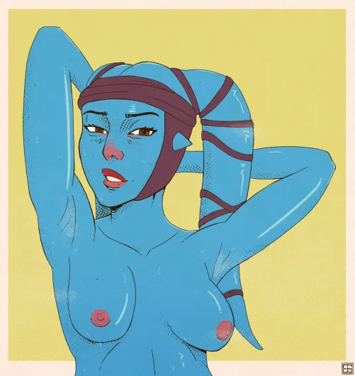 Aayla Secura's stinky pits need to be sniffed [Star Wars] (GobSewr/Me)