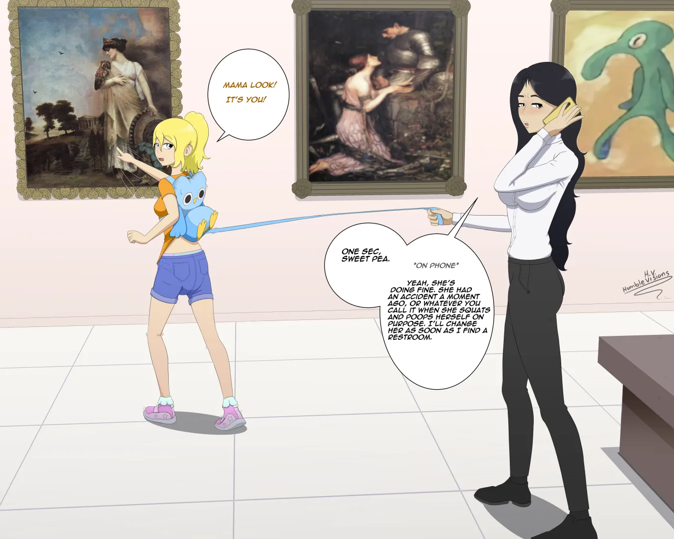 Annabeth and Athena PJO Comm