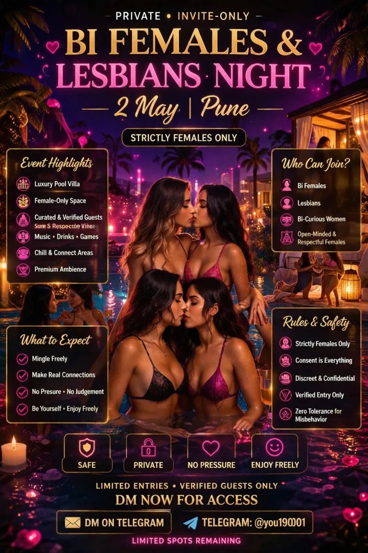  Bi / Curious females Only Pool Night  | Private Invite (Pune – 2 May)(f)