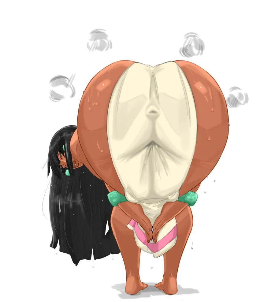 Chel tries the heart butt trend   (tokyoplip)