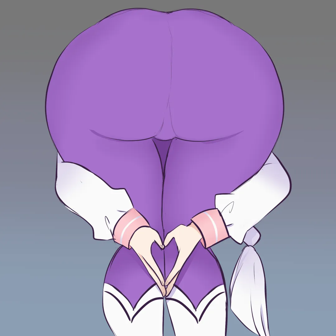Emilia Heart Pose (CoomerRacoon/DecadenceComicCircle)